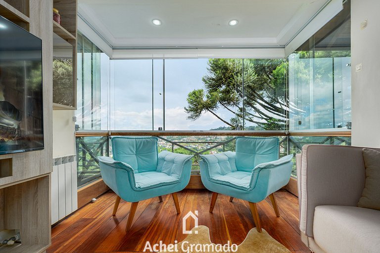 Duplex 3 dorm bem no Centro by Achei Gramado
