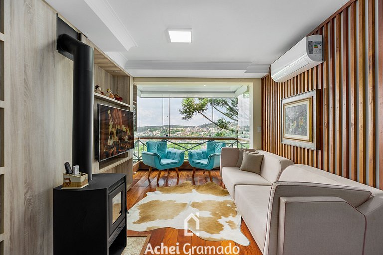 Duplex 3 dorm bem no Centro by Achei Gramado