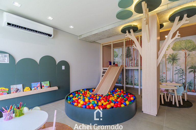 Lindo Apartamento Aire 3 Suítes by Achei Gramado