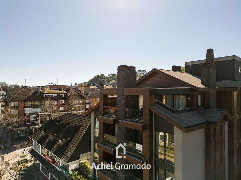 Astro 1 dorm 400m da Rua Coberta by Achei Gramado